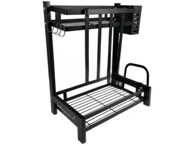 Кухонна полиця-органайзер для раковини Kitchen Rack 39х32х21см (AMN) 10k10p425 фото