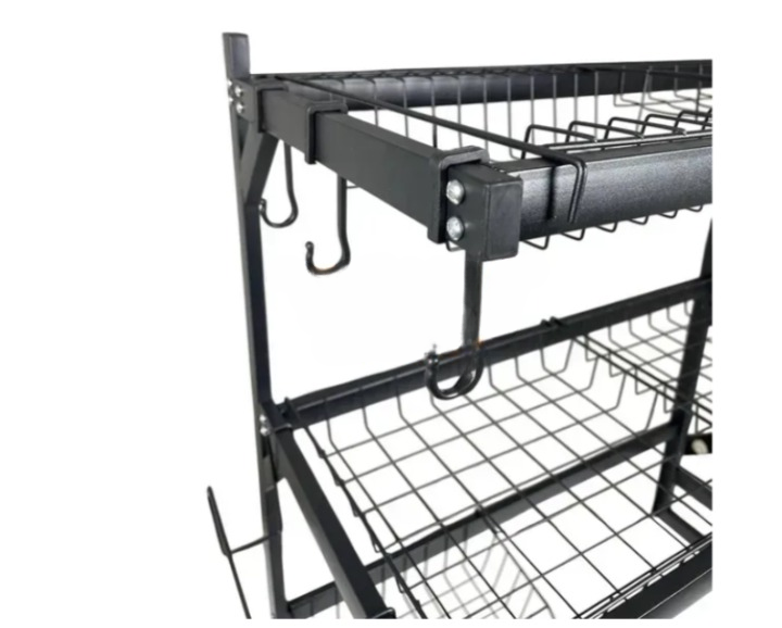 Кухонна полиця-органайзер для раковини Kitchen Rack 75&times;65&times;33 см 10k10p424 фото