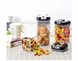 Набір контейнерів для сипучих Food Storage Container Set 5 ємностей, прозорі органайзери, баночки для зберігання харчових продуктів, круп із кришками (205) 10k10p020v2 фото 3