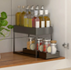 Багатофункціональний кухонний органайзер з висувним ящиком для зберігання універсальний дворівневий ORGSW210 фото 2
