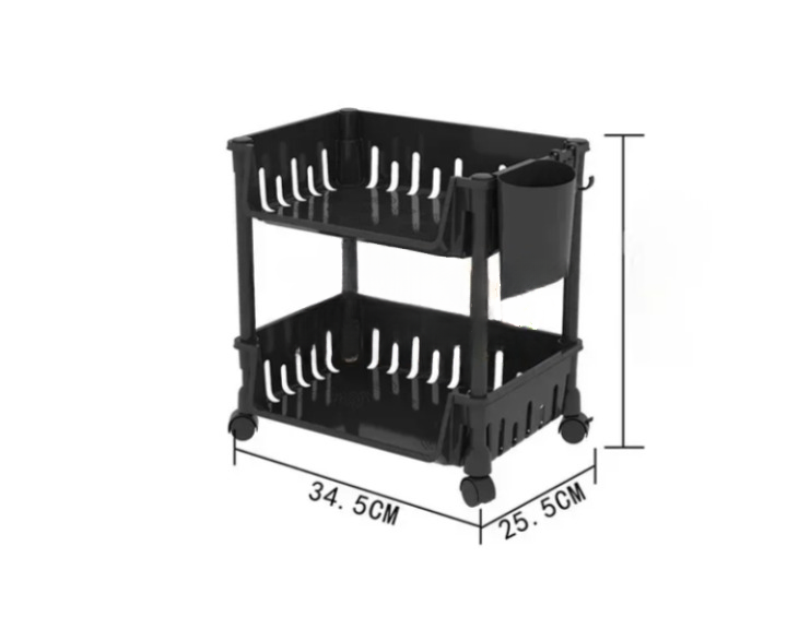 Органайзер універсальний 2-рівневий Storage Rack чорний 10k10p408v1 фото